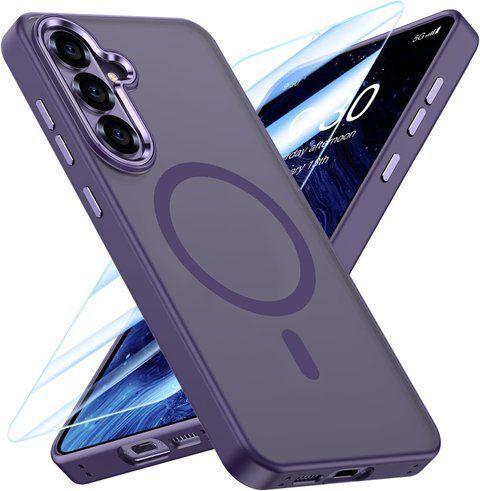 Захисний чохол Magnetic Design з MagSafe + захисне скло для Samsung Galaxy S24 V4438 фото