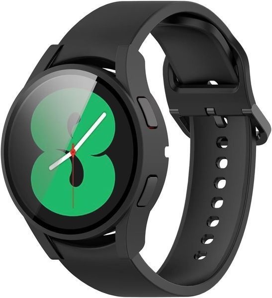 Захисний чохол із загартованим склом для смарт-годинника Samsung Galaxy Watch FE 40 мм 2 шт V4268 фото
