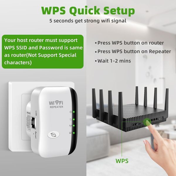 Розширювач / ретранслятор WiFi сигналу з портом Ethernet та точкою доступу G4667 фото