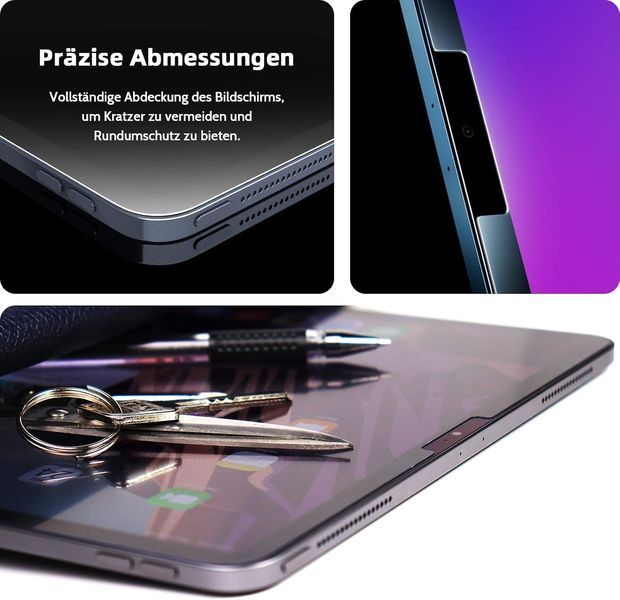 Упаковка з 3 паперових плівок для iPad Pro 9.7 дюймів (2018/2017, 6/5 покоління) та iPad Air 2/1 G4079 фото