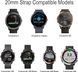 Силіконовий ремінець 20 мм для смарт-годинників Garmin V4290 фото 6