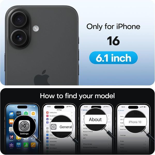 Захисне скло TAURI для iPhone 16 із рамкою для автоматичного встановлення 2 шт V1611 фото