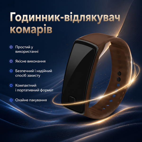 Комплект браслетів-відлякувачів комарів 2 шт G5707 фото