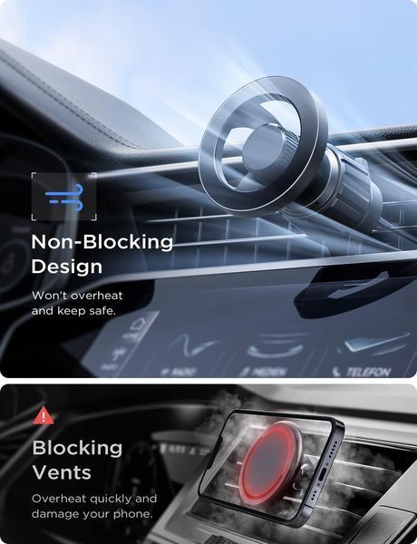 Автомобільний тримач для мобільного телефону Hands Free MagSafe G3606 фото