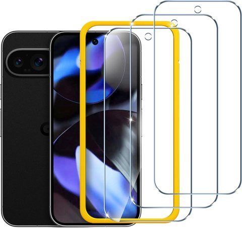 Прозорий чохол для Google Pixel 9 / Google Pixel 9 Pro + 3 захисні скла G3548 фото