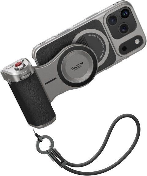Комплект чохла та тримача для телефону Telesin Master Grip Kit для iPhone 17 Pro G4871 фото