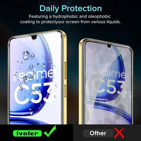 Комплект із 4 захисних плівок для Realme C53 / C51 / Realme Note 50 G3557 фото
