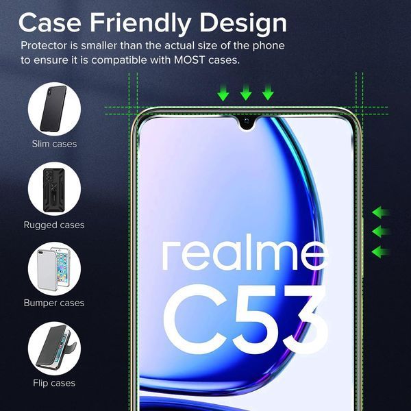Комплект із 4 захисних плівок для Realme C53 / C51 / Realme Note 50 G3557 фото