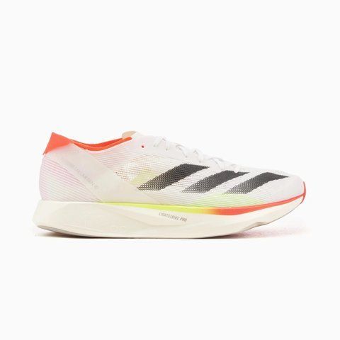 Чоловічі кросівки Adidas Adizero Takumi Sen 10 White Black Lucid Red IH5712 IH5712-41 фото