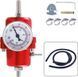 Регулятор тиску палива універсальний регульований 1-140 PSI з манометром та шлангом V4687 фото 1