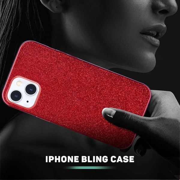 Захисний чохол з блискітками MATEPROX для iPhone 13 V4442 фото