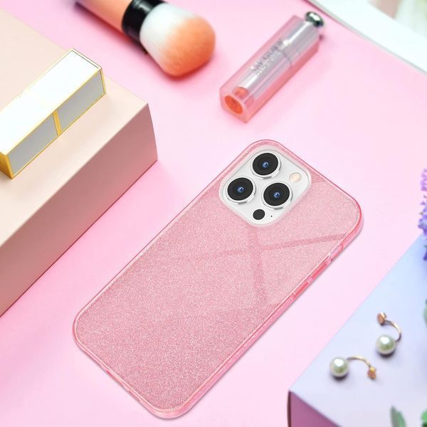 Захисний чохол з блискітками MATEPROX для iPhone 13 Pro V4443 фото