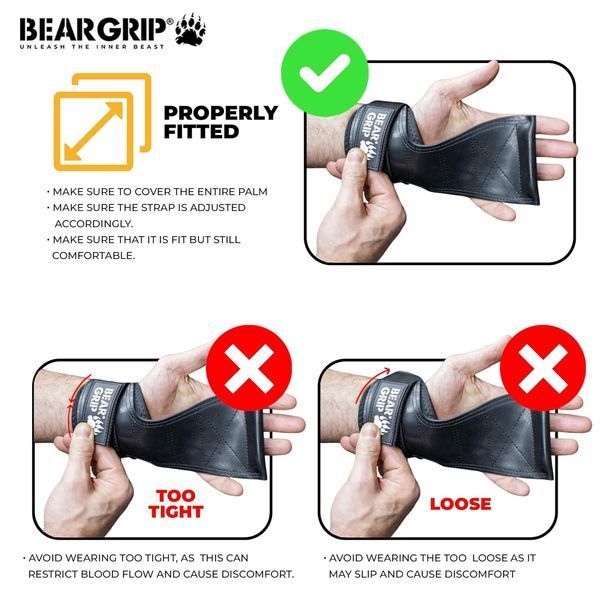 Ремінці для підняття важких предметів BEAR GRIP Multi Grip V3037 фото