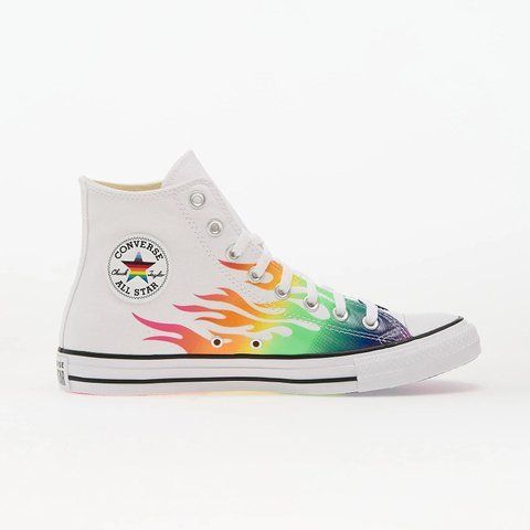 Чоловічі кеди Converse Chuck Taylor All Star High White/Chaos Fuchsia A15780C A15780C-41.5 фото